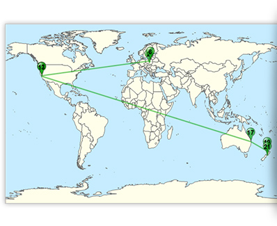 Axence netTools Traceroute